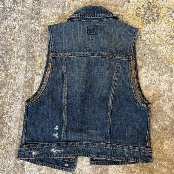 American Eagle Denim Vest - Picture 3 of 6